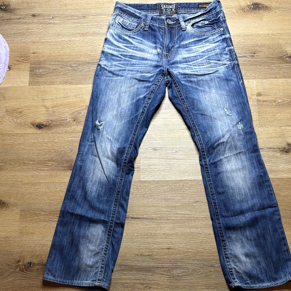 Salvage Classic Blue Bootcut Jeans